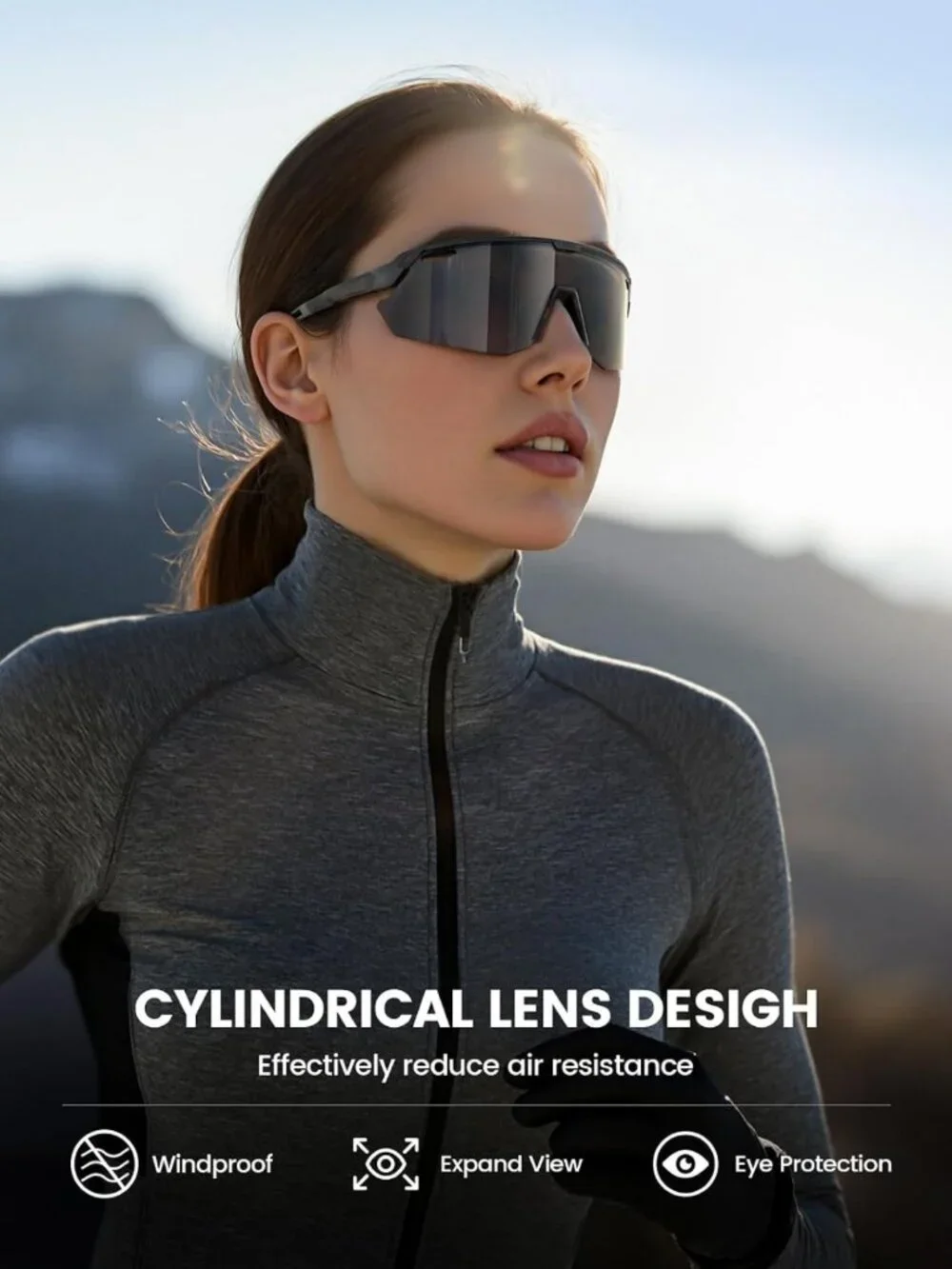 Polarized Sports Sunglasses for Men & Women - UV400 Protection for Outdoor